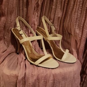 Bakers "Romance" size 8 patent leather high heel sandals.